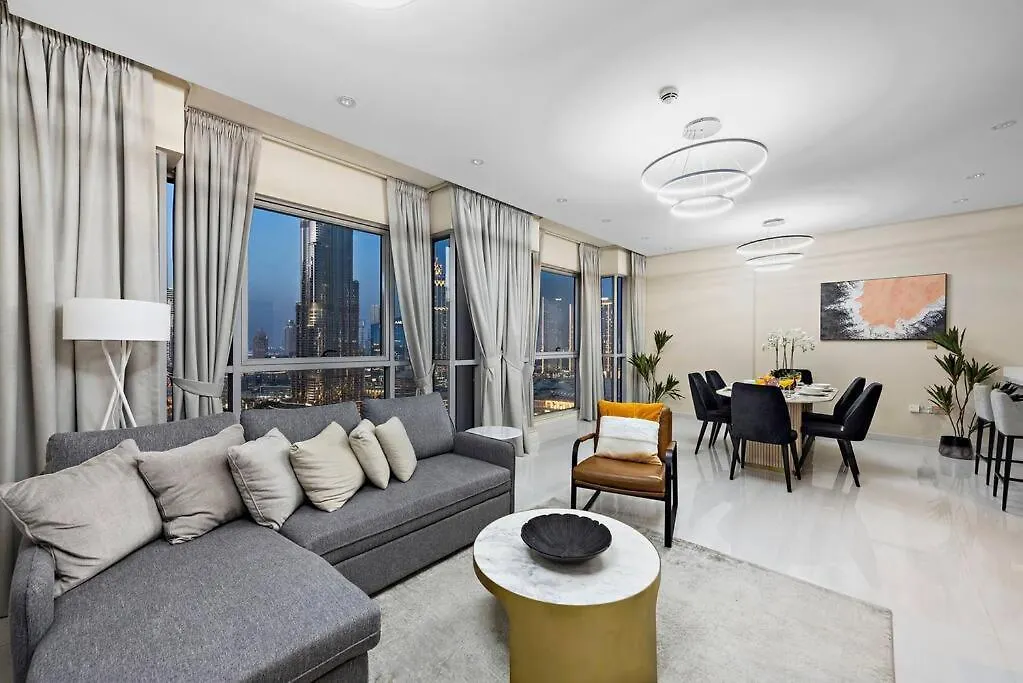 Apartment First Class 2Br Incredible Burj Khalifa View Dubai